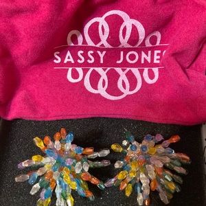 Sassy Jones Rochinda Glass Beaded Earrings
